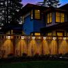 imageSOLPEX 16 Pack Solar Deck Lights Outdoor Solar Fence Lights2 Modes Christmas Garden Decoration LightsRBGWarm White LED Decorative Lighting for GardenYardPostPathampampDrivewaySOLAR DECK LIGHT