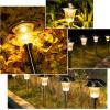 imageSOLPEX 8 Pack Solar Garden Lights Solar Lights Outdoor Waterproof Glass Stainless Steel Automatic Outdoor Solar Lights for Yard Lawn Patio Garden Path Walkway or DrivewayWarm White