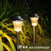 imageSOLPEX 8 Pack Solar Garden Lights Solar Lights Outdoor Waterproof Glass Stainless Steel Automatic Outdoor Solar Lights for Yard Lawn Patio Garden Path Walkway or DrivewayWarm White