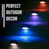 imageSOLPEX Color Changing Solar Deck Lights 16 Pack Waterproof LED Lights for Decks Stairs Fences Yards and Patios