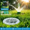 imageSOLPEX Multicolor Solar Ground Lights Solar Garden Lights Outdoor Waterproof 12 Led 2 Lighting Modes Landscape Lighting for Pathway Yard Patio PoolWalkway 12 Packs12