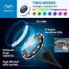 imageSOLPEX Multicolor Solar Ground Lights Solar Garden Lights Outdoor Waterproof 12 Led 2 Lighting Modes Landscape Lighting for Pathway Yard Patio PoolWalkway 12 Packs12