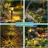 imageSOLPEX Outdoor Solar Lights 6 Pack LED Solar Pathway Lights Outdoor Waterproof Garden Lights Solar Powered Landscape Lighting for Yard Pathway Lawn Warm White