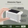 imageSOLPEX Solar Deck Lights Outdoor 16 Pack Solar Step Light Waterproof Led Light for Outdoor Stairs Step Fence Yard Patio and PathwayWarm WhiteWhite