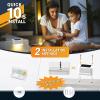 imageSOLPEX Solar Deck Lights Outdoor 16 Pack Solar Step Light Waterproof Led Light for Outdoor Stairs Step Fence Yard Patio and PathwayWarm WhiteWhite