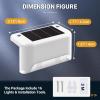 imageSOLPEX Solar Deck Lights Outdoor 16 Pack Solar Step Light Waterproof Led Light for Outdoor Stairs Step Fence Yard Patio and PathwayWarm WhiteWhite