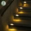 imageSOLPEX Solar Deck Lights Outdoor 16 Pack Solar Step Lights Waterproof Led Solar lights for Outdoor Stairs Step  Fence Yard Patio and PathwayWarm WhiteWarm White