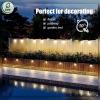 imageSOLPEX Solar Deck Lights Outdoor 16 Pack Solar Step Lights Waterproof Led Solar lights for Outdoor Stairs Step  Fence Yard Patio and PathwayWarm WhiteWarm White