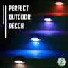 imageSOLPEX Solar Deck Lights Outdoor 16 Pack Solar Step Lights Waterproof Led Solar lights for Outdoor Stairs Step  Fence Yard Patio and PathwayWarm WhiteColor Changing