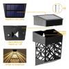 imageSOLPEX Solar Fence Lights Solar Deck Lights 8 Pack LED Waterproof Outdoor Wall Lights Christmas Halloween Decoration forDeck Patio Stairs Yard Steps Wall Path ampamp Driveway