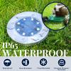 imageSOLPEX Solar Ground Lights 12 Pack Solar Lights Outdoor Waterproof 8 LED Solar Powered Landscape Lighting for Garden Yard Patio Pathway Driveway Walkway Cool WhiteWarm White