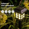 imageSOLPEX Solar Outdoor Lights12 Pack Solar Path Lights Walkway Lights Outdoor Garden Light SolarPowered Pathway Waterproof for Garden Yard Landscape and DrivewayWarm WhiteWarm White