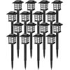 imageSOLPEX Solar Outdoor Lights12 Pack Solar Path Lights Walkway Lights Outdoor Garden Light SolarPowered Pathway Waterproof for Garden Yard Landscape and DrivewayWarm WhiteWarm White