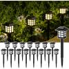 imageSOLPEX Solar Outdoor Lights12 Pack Solar Path Lights Walkway Lights Outdoor Garden Light SolarPowered Pathway Waterproof for Garden Yard Landscape and DrivewayWarm WhiteWarm White
