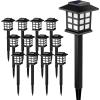 imageSOLPEX Solar Outdoor Lights12 Pack Solar Path Lights Walkway Lights Outdoor Garden Light SolarPowered Pathway Waterproof for Garden Yard Landscape and DrivewayWarm WhiteCold White