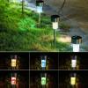 imageSOLPEX 16 Pack Solar Outdoor Lights Pathway Stainless Steel Solar Lights Outdoor WaterproofLED Landscape Lighting Solar Walkway Lights for LandscapePatioLawnYardDrivewayWarm WhiteMulticolor
