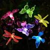 imageSOLPEX Solar Garden Lights 3 Pack Solar Butterfly Lights Yard Decorations MultiColor Changing LED Bird Light Stakes Yard Light for Garden Patio ampamp Lawn6
