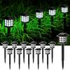 imageSOLPEX Solar Outdoor Lights12 Pack Solar Path Lights Walkway Lights Outdoor Garden Light SolarPowered Pathway Waterproof for Garden Yard Landscape and DrivewayWarm WhiteCold White
