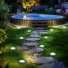 imageSOLPEX 12 Pack Solar Pool Lights for Above Ground Pools Waterproof LED Above Ground Pool Lights Outdoor Pool Decoration AccessoriesCool WhiteCool White