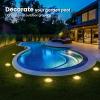 imageSOLPEX 12 Pack Solar Pool Lights for Above Ground Pools Waterproof LED Above Ground Pool Lights Outdoor Pool Decoration AccessoriesCool WhiteWarm White
