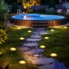 imageSOLPEX 12 Pack Solar Pool Lights for Above Ground Pools Waterproof LED Above Ground Pool Lights Outdoor Pool Decoration AccessoriesCool WhiteWarm White